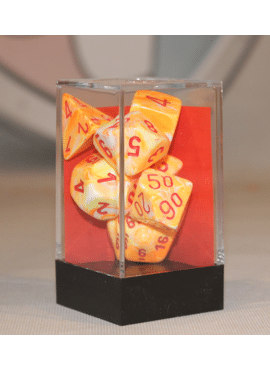 Festive Poly Dice: Sunburst