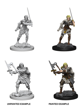 Nolzur's Miniatures: Female Human Barbarian
