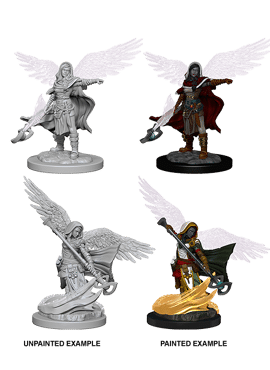 Nolzur's Miniatures: Aasimar Female Wizard