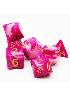 Gemini RPG Set – White/Fuchsia