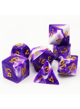 Gemini RPG Set – White/Purple