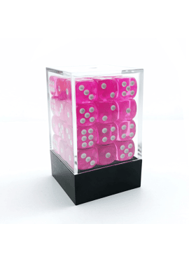 D6 Brick: Translucent Pink (12 mm)