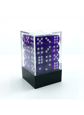 D6 Brick: Translucent Purple (12 mm)