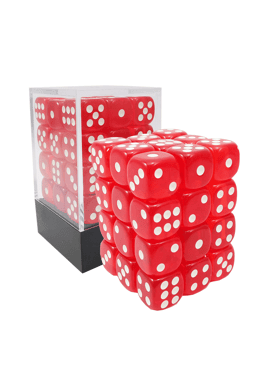 D6 Brick: Translucent Red (12 mm)