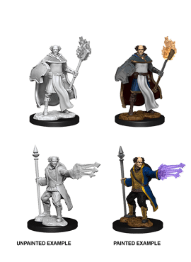 Nolzur's Miniatures: Male Cleric & Wizard