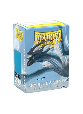 Dragon Shields Dual Matte Sky Blue & Silver