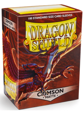 Dragon Shields: Matte Crimson