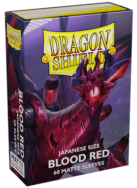 Dragon Shields: Japanese Matte Blood Red