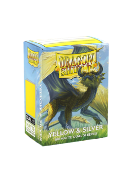 Dragon Shields Dual Matte Yellow & Silver