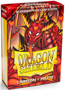 Dragon Shields: Japanese Matte Crimson