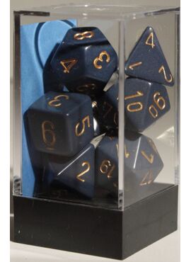 Opaque Poly Dice: Dusty Blue