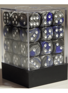 Gemini D6 Dice Block: Blue - Steel