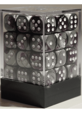 Gemini D6 Dice Block: Purple - Steel