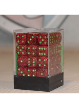 Speckled D6 Dice Block: Strawberry