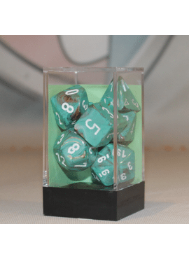 Marble Poly Dice: Oxi Copper