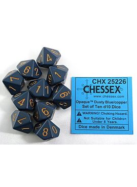Solid D10: Dusty Blue
