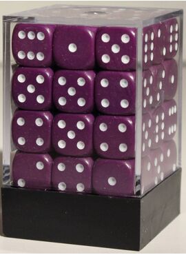 Opaque D6 Brick: Purple