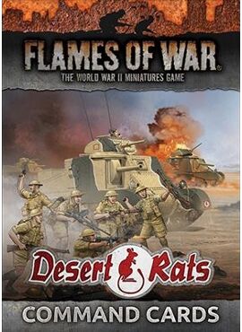 Desert Rats Command Cards