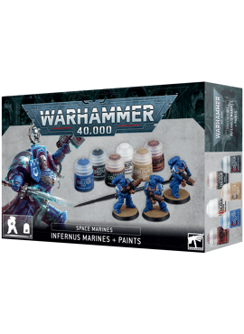 Warhammer 40,000 Infernus Marines Paint Set