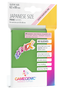 Japanese Size Prime Sleeves Green