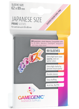 Japanese Size Prime Sleeves Grey