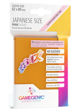 Japanese Size Prime Sleeves Orange
