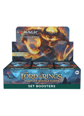 Tales of Middle Earth Set Booster Display