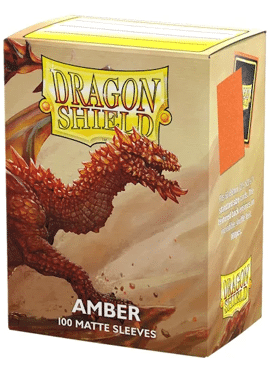 Dragon Shields: Matte Amber
