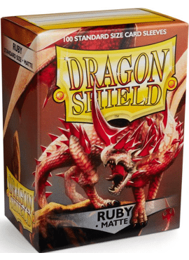Dragon Shields: Matte Ruby