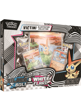 Black Bolt & White Flare Illustration Collection: Victini