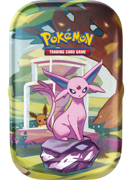 Prismatic Evolutions Mini Tin