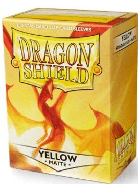 Dragon Shields: Matte Yellow
