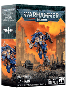 Captain with Jump Pack and Relic Shield