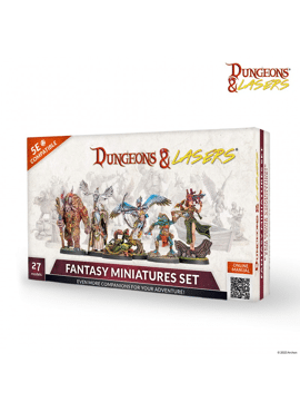 Dungeons and Lasers Fantasy Miniatures Set