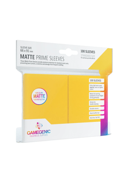 Matte Prime Sleeves Yellow