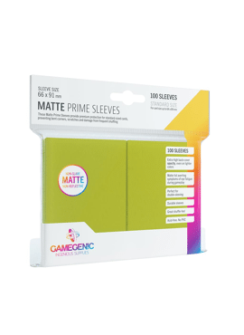 Matte Prime Sleeves Lime