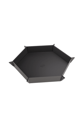 Hexagonal Magnetic Dice Tray: Black
