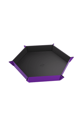 Hexagonal Magnetic Dice Tray: Purple