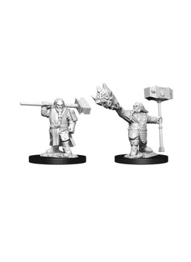 Nolzur's Miniatures: Male Dwarf Cleric