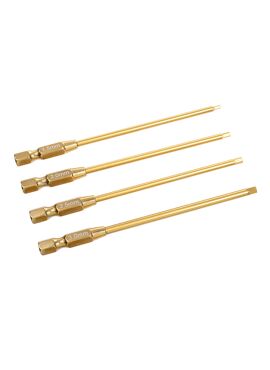 Team Corally - Pro Power Tool Hex Tips- Ti-Ni Coated - 1.5 / 2.0 / 2.5 / 3.0  mm - 4 pcs