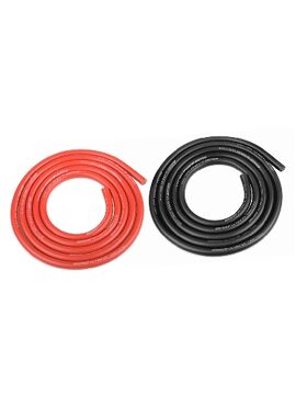Team Corally - Ultra V+ Siliconen kabel - Super flexibel - Zwart en Rood - 12AWG - 1731 / 0.05 Strengen - BD 4.5mm - 2x 1m