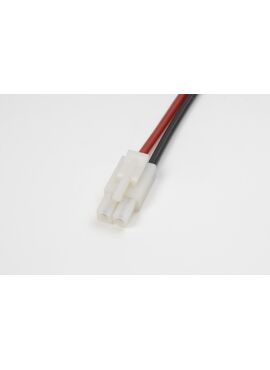 G-Force RC - Connector met kabel - Tamiya - Goud contacten - Man. connector - 14AWG Siliconen-kabel - 10cm - 1 st