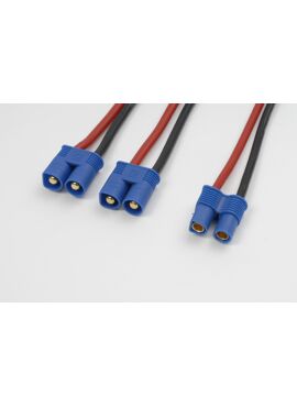 G-Force RC - Power Y-kabel - Parallel - EC-5 - 12AWG Siliconen-kabel - 12cm - 1 st