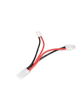 G-Force RC - Power Y-kabel - Parallel - Tamiya - 14AWG Siliconen-kabel - 12cm - 1 st