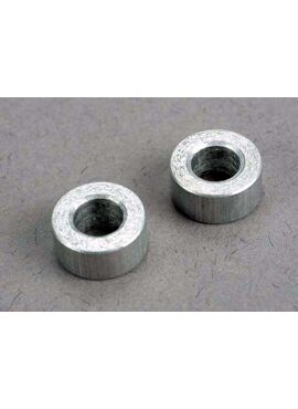 Spacers, aluminum, 5x9x4mm (2)