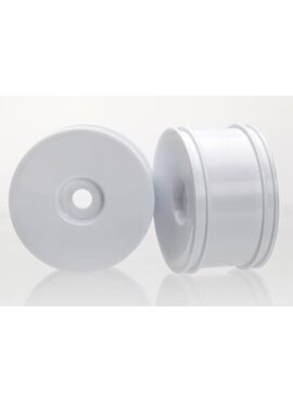 Wheels, dished (white, dyeable) (front) (2), TRX6474