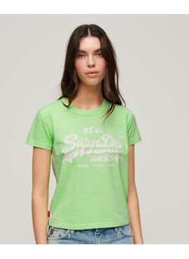 Superdry - NEON VL GRAPHIC FITTED T-Shirt - Dames 