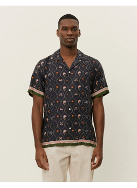 LES DEUX 1000140 LUKAS AOP WILD FLOWERS SS SHIRT