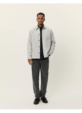 LES DEUX OVERSHIRT / HYBRID Hamilton Twill Wool Overshirt 1001007