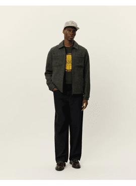 LES DEUX OUTERWEAR Marseille Herringbone Wool Jacket 1001013